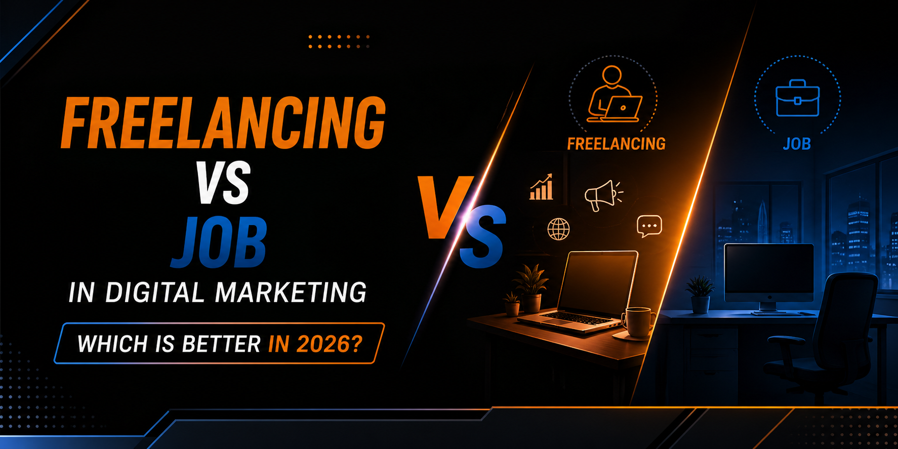 Freelancing vs Job in Digital Marketing – Which is Better in 2026?