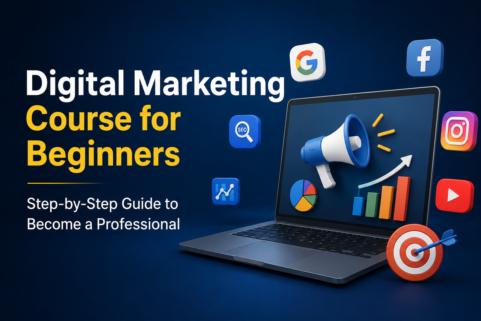 Digital Marketing Course for Beginners – Step-by-Step Training to Become a Professional